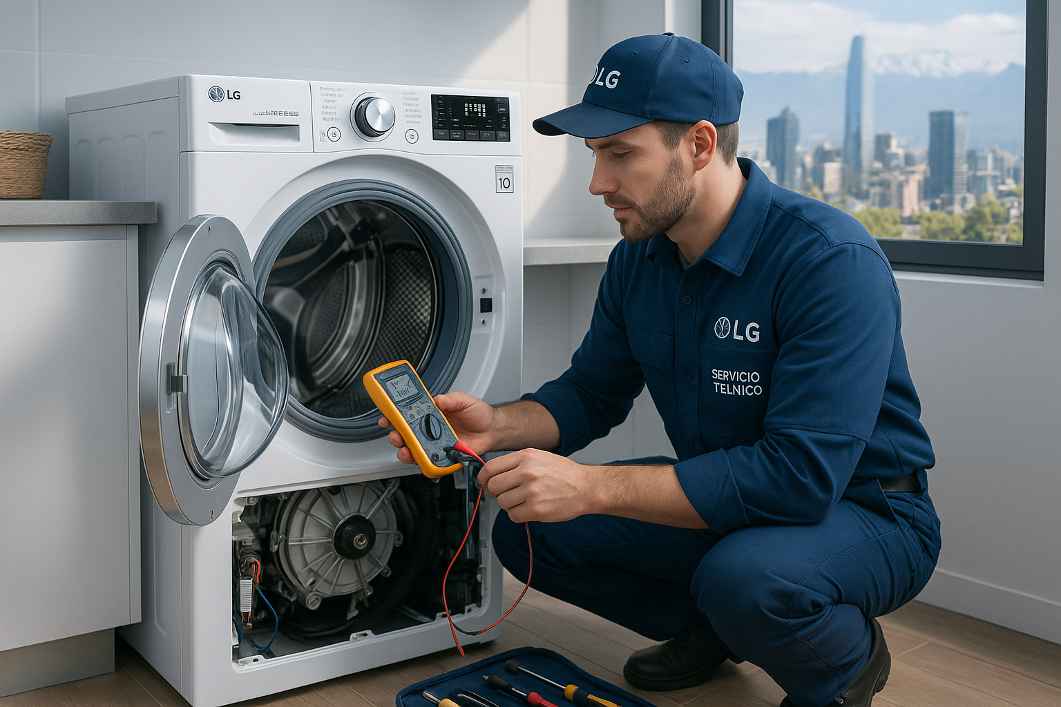 servicio tecnico para lavadora-secadora lg en santiago