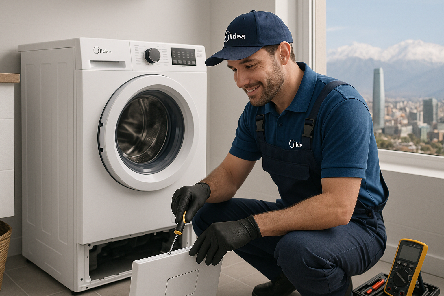 servicio tecnico para lavadora-secadora midea en santiago