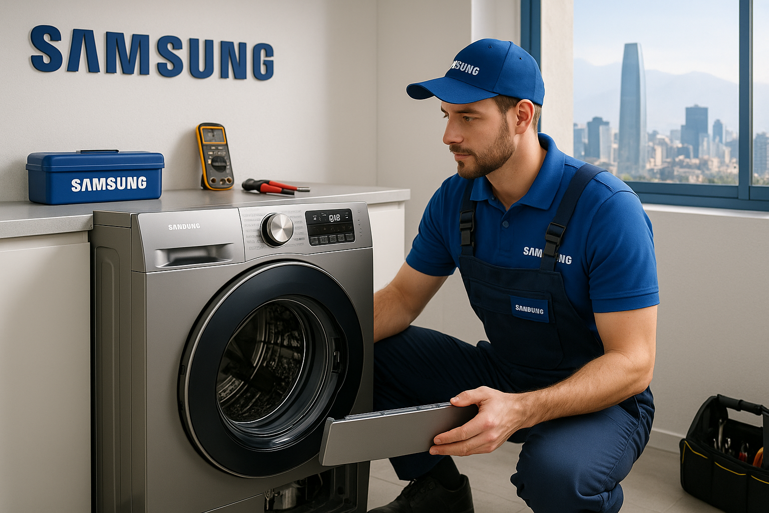 servicio tecnico para lavadora-secadora samsung en santiago