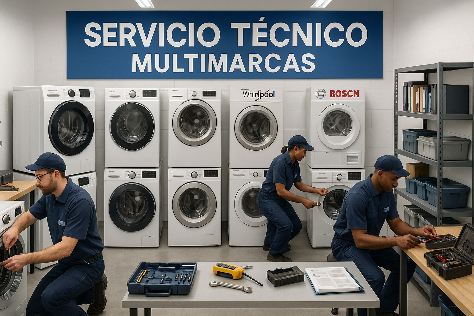 servicio tecnico para lavadoras/secadoras multimarcas