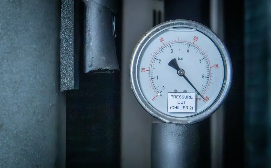 Manómetro de presión para recarga de gas refrigerante